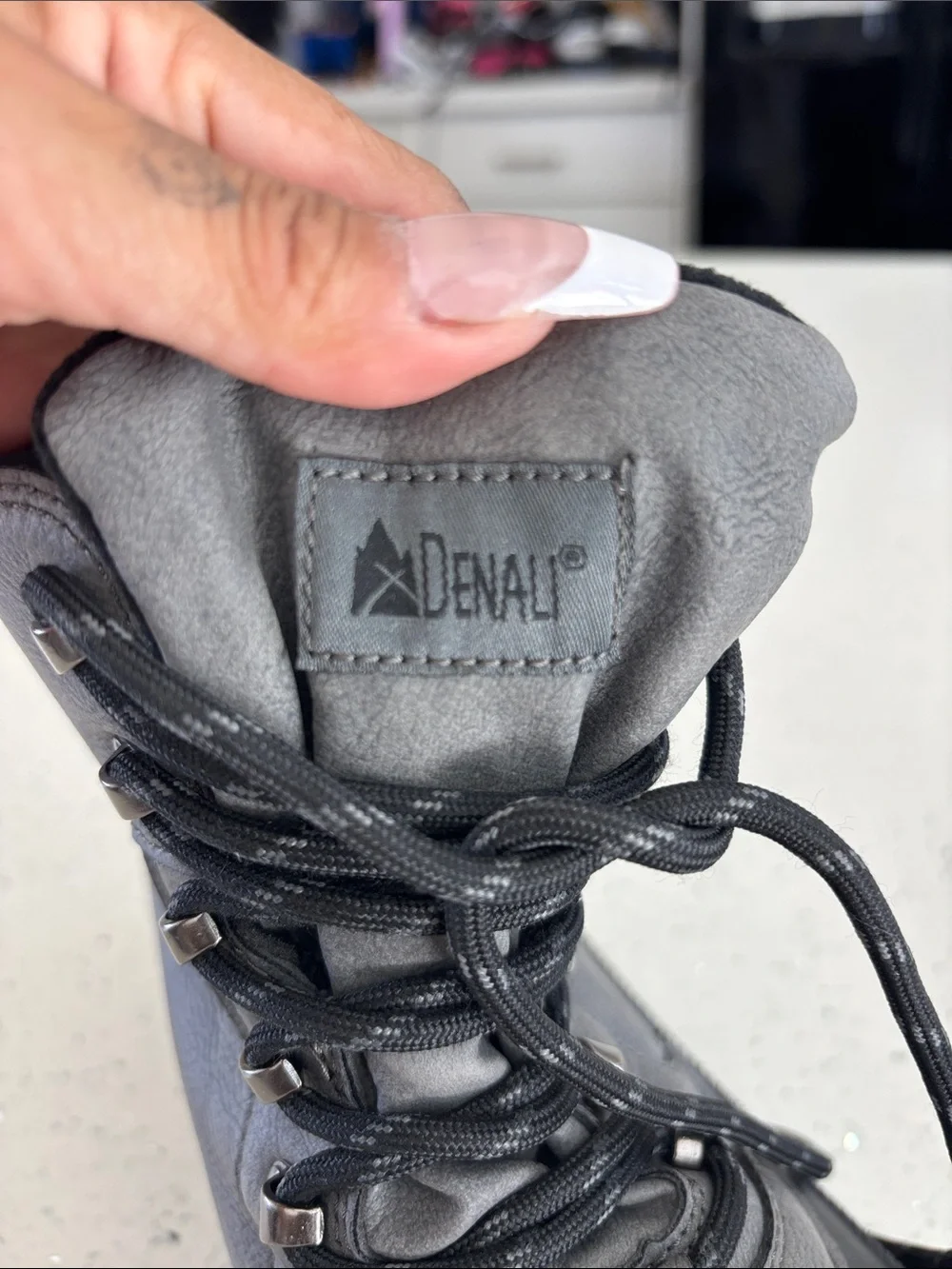 Denali Men's Waterproof Lace-Up Winter Boots - Black/Grey